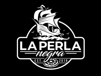 La Perla Negra logo design by DreamLogoDesign