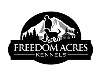 Freedom Acres Kennels  logo design by kunejo