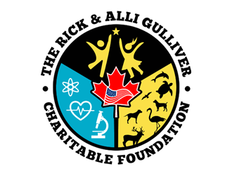 The Rick & Alli Gulliver Charitable Foundation logo design by Coolwanz