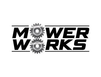 MowerWorks logo design by Erasedink