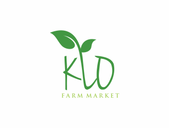 K.L.O Farm Market logo design by Editor