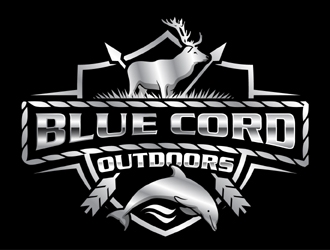 Blue Cord Outdoors logo design by MAXR