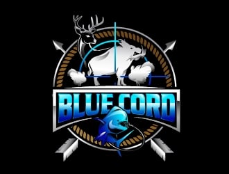 Blue Cord Outdoors logo design by Suvendu