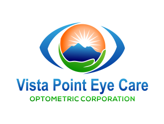 Vista Point Eye Care, Optometric Corporation logo design by cintoko