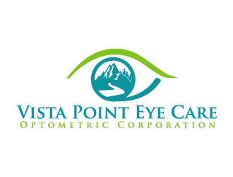 Vista Point Eye Care, Optometric Corporation logo design by ElonStark