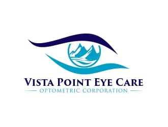 Vista Point Eye Care, Optometric Corporation logo design by MarkindDesign