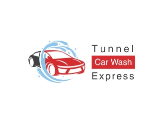 Tunnel Car Wash Express logo design by tazbir01