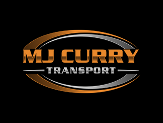 MJ Curry Transport logo design by johana