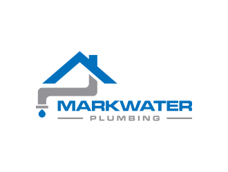 Markwater Plumbing  logo design by dewipadi