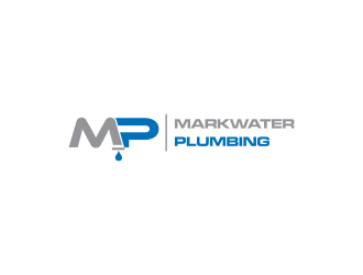Markwater Plumbing  logo design by haidar