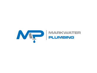 Markwater Plumbing  logo design by haidar