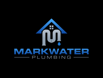 Markwater Plumbing  logo design by Dakon