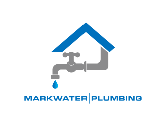 Markwater Plumbing  logo design by savana