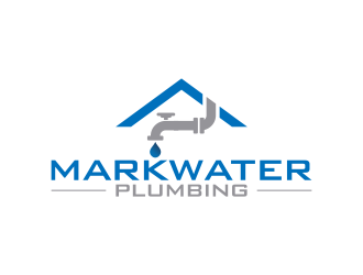 Markwater Plumbing  logo design by ingepro
