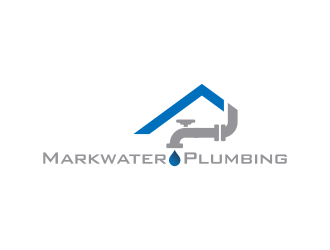 Markwater Plumbing  logo design by ingepro