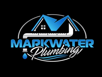 Markwater Plumbing  logo design by DreamLogoDesign