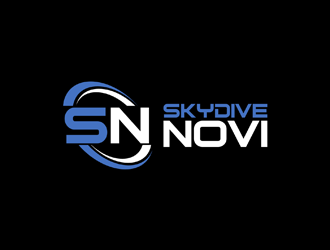 SKYDIVE NOVI logo design by johana