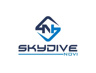 SKYDIVE NOVI logo design by karjen