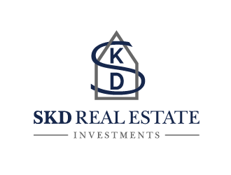 skd real estate investments logo design by spiritz