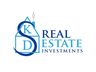skd real estate investments logo design by nexgen