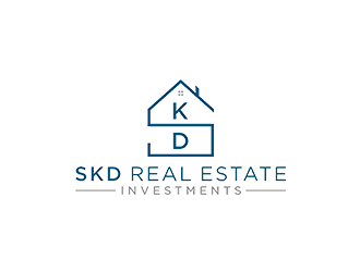 skd real estate investments logo design by checx