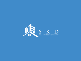 skd real estate investments logo design by kaylee