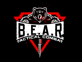 B.E.A.R. TACTICAL COMBAT logo design by Ultimatum