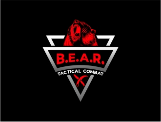 B.E.A.R. TACTICAL COMBAT logo design by alfais