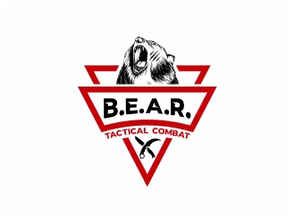 B.E.A.R. TACTICAL COMBAT logo design by alfais