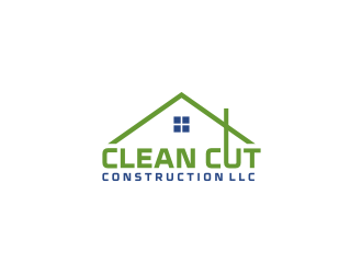 Clean Cut Construction LLC logo design by bricton
