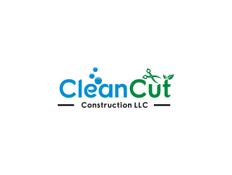 Clean Cut Construction LLC logo design by haidar