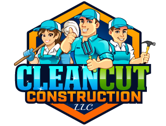 Clean Cut Construction LLC logo design by THOR_