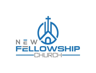 new fellowship church logo design by fawadyk