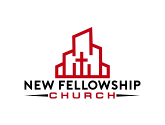 new fellowship church logo design by fawadyk