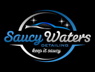 SAUCY WATERS DETAILING  logo design by ingepro