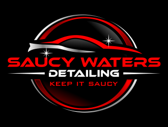SAUCY WATERS DETAILING  logo design by ingepro