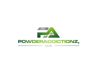 PowderAddictionZ, LLC logo design by EkoBooM