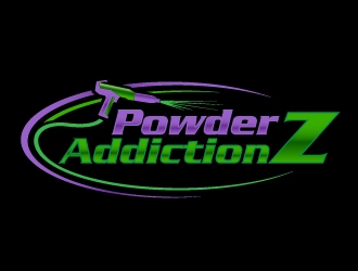 PowderAddictionZ, LLC logo design by moomoo