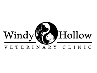 Windy Hollow Veterinary Clinic logo design by MAXR