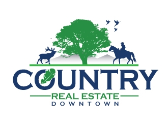 Downtown Country Real Estate, Inc logo design by Upoops