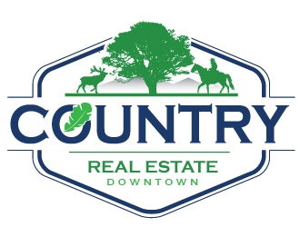 Downtown Country Real Estate, Inc logo design by Upoops
