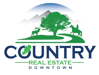 Downtown Country Real Estate, Inc logo design by Upoops