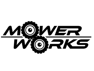 MowerWorks logo design by gogo
