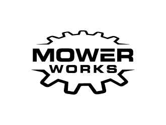 MowerWorks logo design by pencilhand