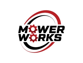 MowerWorks logo design by Erasedink