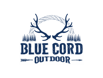 Blue Cord Outdoors logo design by Ibrahim