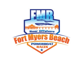 Roar Offshore Fort Myers Beach Powerboat Races logo design by Gaze