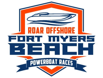 Roar Offshore Fort Myers Beach Powerboat Races logo design by daywalker