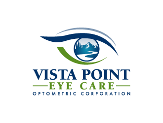 Vista Point Eye Care, Optometric Corporation logo design by pencilhand