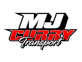 MJ Curry Transport logo design by PRN123